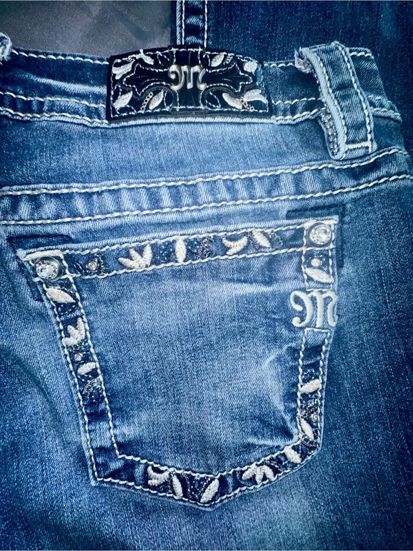 Miss Me Western Floral Border Bootcut Jeans! - Image 7