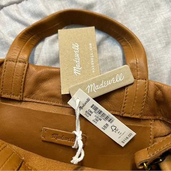 Madewell The Piazza Mini Crossbody Bag Purse Timber Beam Brown - Image 10