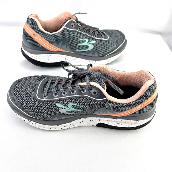 Gdefy Gravity Defyer 10.5 Gray Salmon Walk Shoe - Image 4