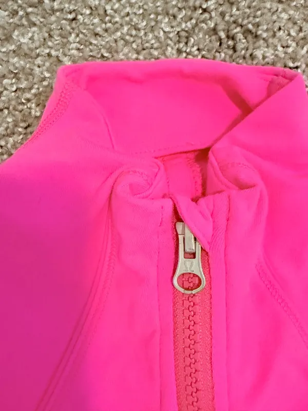 Lululemon Forme Jacket full zip Pinkelicious womens size 4 - Image 14