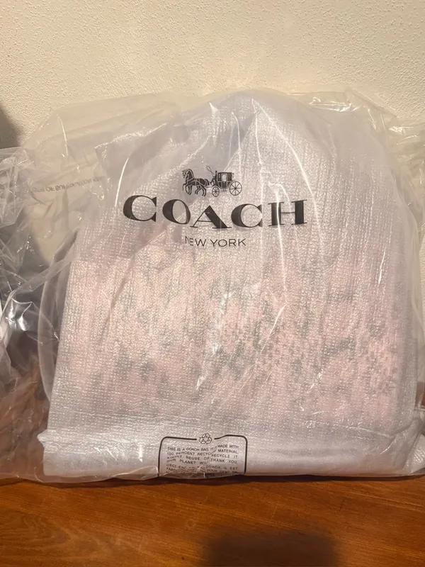 NEW Coach Rowan Pink Snakeskin Embossed Leather Satchel NWT - Image 13