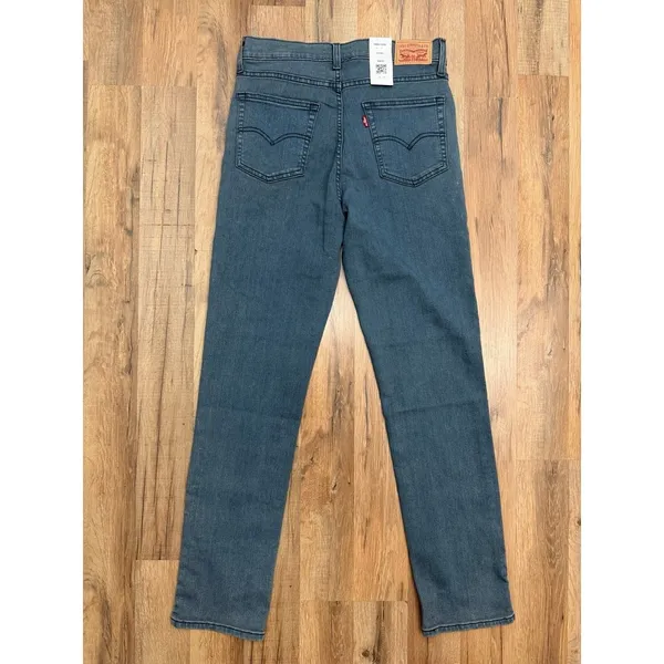Levi's 724 High Rise Slim Straight Jeans 30x32 Gray Wash‎ NWT - Image 3