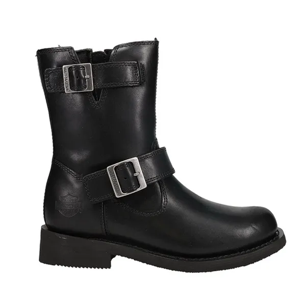 Frye Vicky Engineer Short Buckle Motorcycle Boot Black Leather Women’s Size 7 - Image 11
