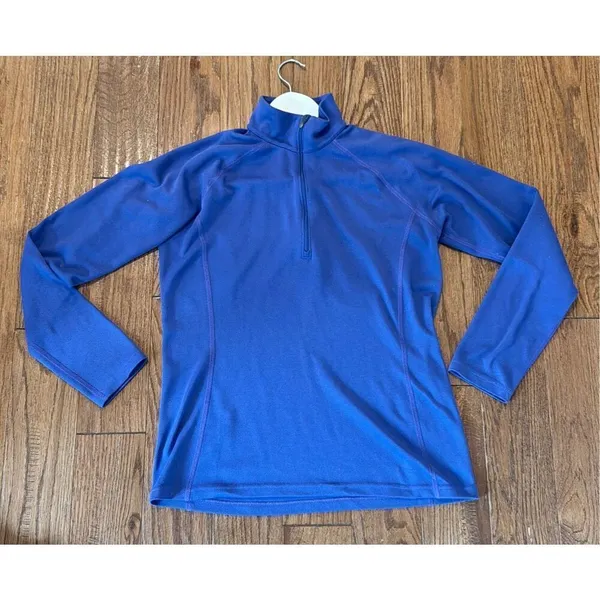 Eastern Mountain Sports EMS purple quarter zip pullover M - Image 3