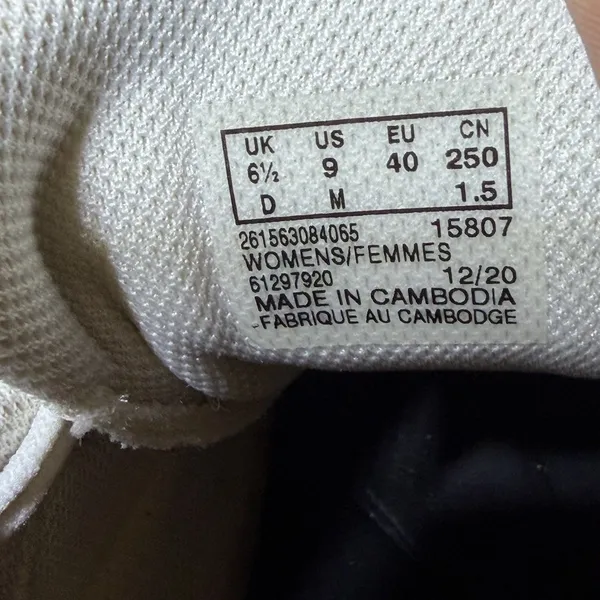 Clarks WaveWalk Womens Size 9 M White Leather Mesh Walking Sneakers Comfort - Image 9