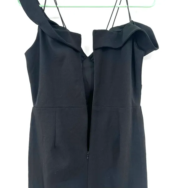 Lulus size Medium reason to celebrate‎ black dress off the shoulder New with TAG - Image 5