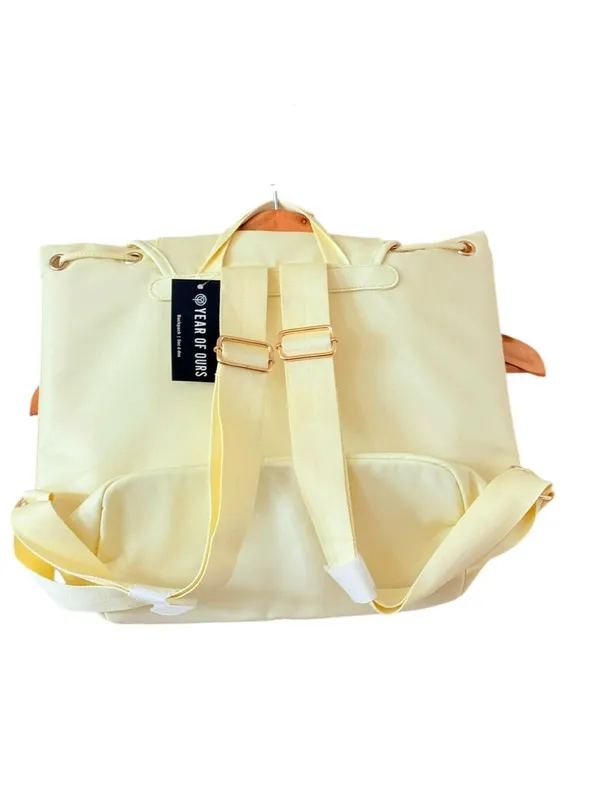 YEAR OF OURS Nylon Yellow Backpack NEW - Image 5