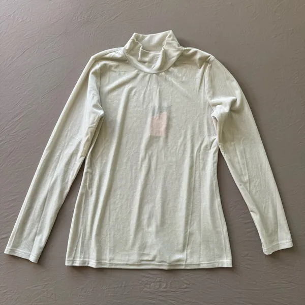 Bliss Sheen Velvet Mockneck Top - Image 2