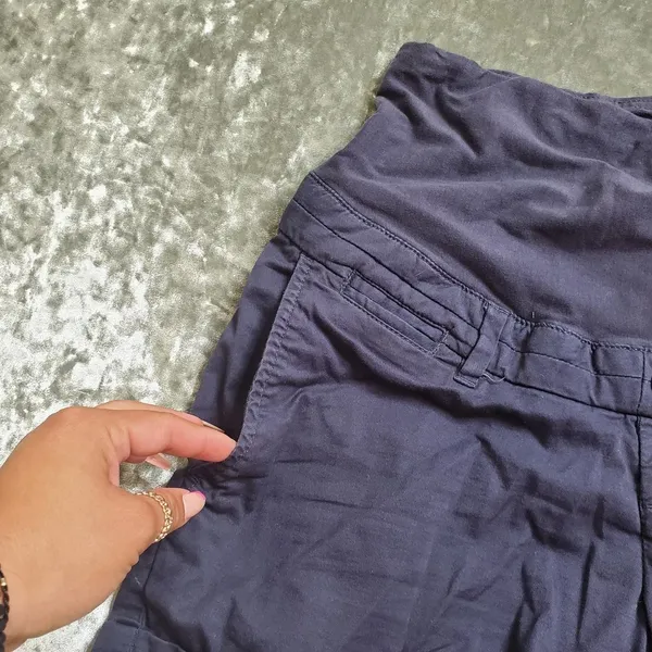 H&M‎ Maternity Navy Shorts - Image 2
