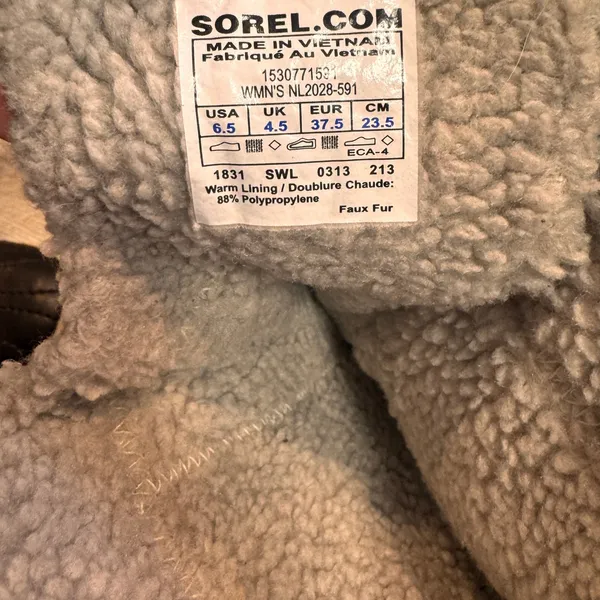 Sorel‎ Tivoli High Nocturnal Winter Snow Boots Waterproof Lined Warm Size 6.5 - Image 10
