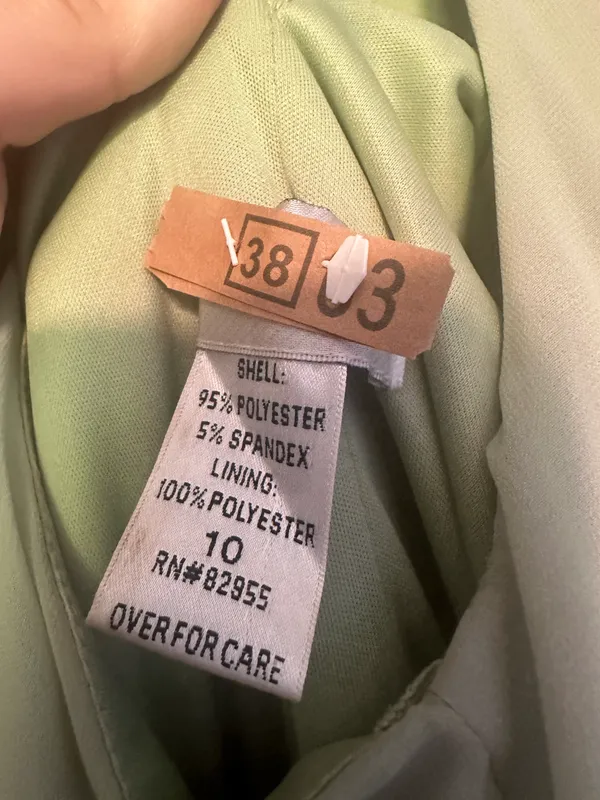 bridesmaid dress Green Size 10 - Image 5