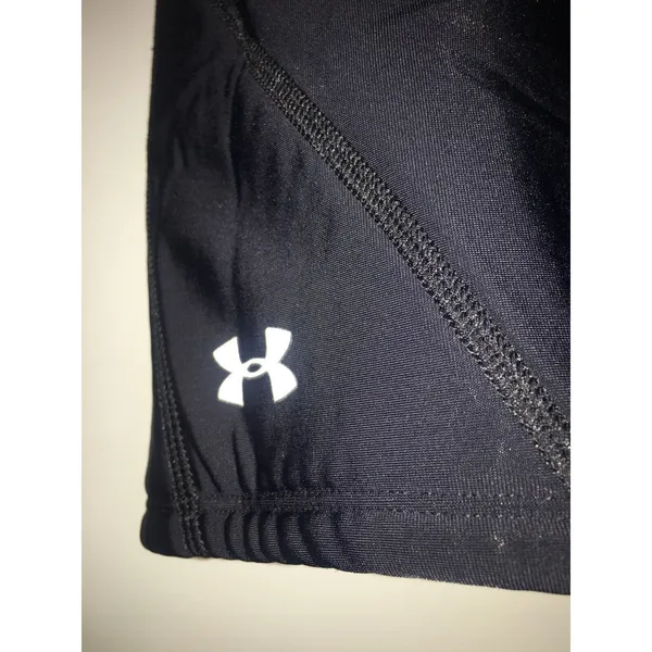 Under Armour Heat Gear Women's Fast Pitch Slider Shorts Baseball Size L Black - Image 2