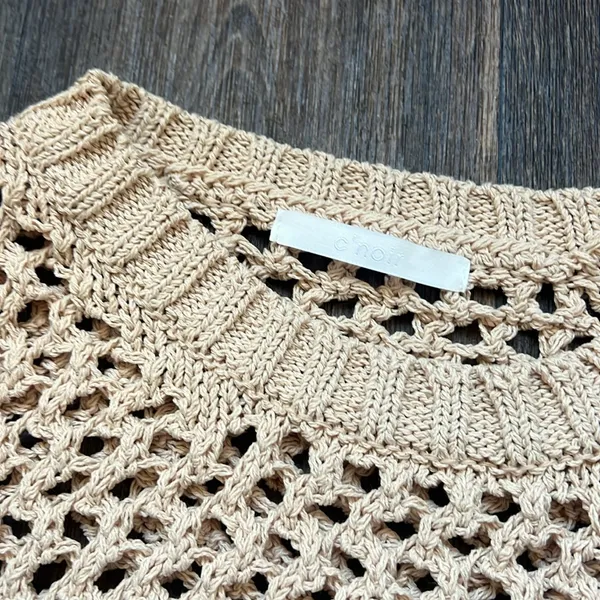 C’Noir Crochet Sweater Cover Up - Image 2