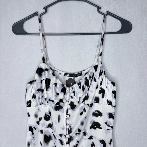 Zara Animal Print Midi Dress - Image 5