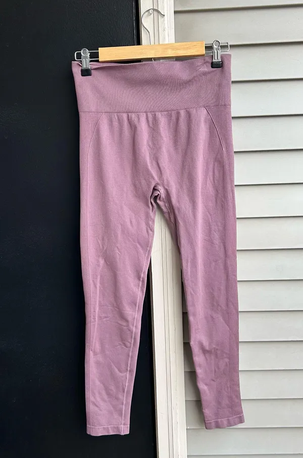Seamless leggings Purple Size L - Image 2