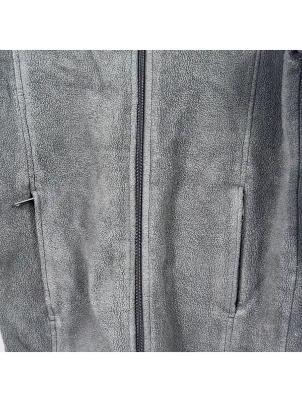Columbia Women’s Medium Gray Full Zip Fleece Jacket - Image 3