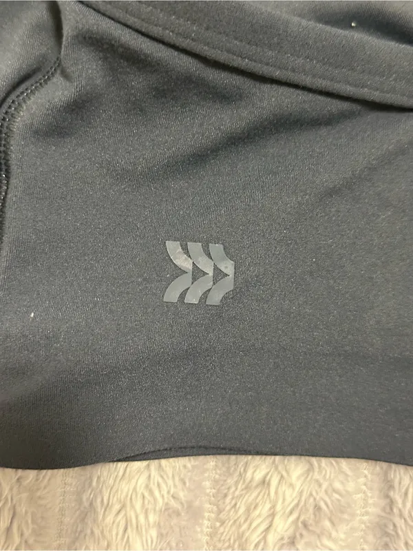 All in Motion Everyday Soft Crossover Sports Bra — Navy Blue — Size L - Image 6