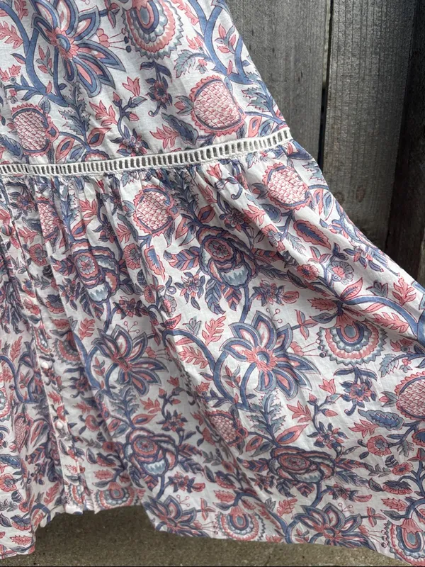 NWT Emerson Fry Love, Tomas Lucy 4 Floral Button Front Dress Large Retail $188 - Image 11