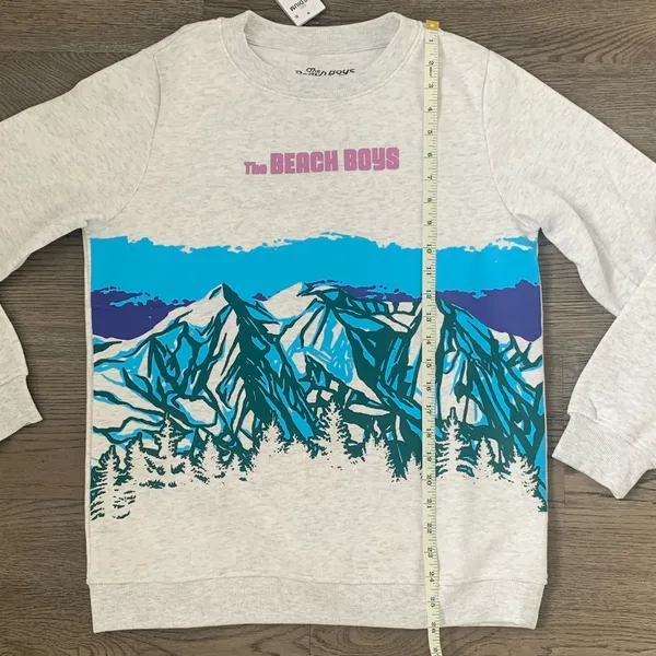 The‎ Beach Boys Mountain Graphic Sweatshirt - Size M - Gray - NWT - Image 7