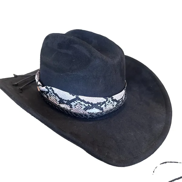 Pro Celia Cowboy Hat Women’s Black Wide Brim Western Cowgirl Country W/bands - Image 13