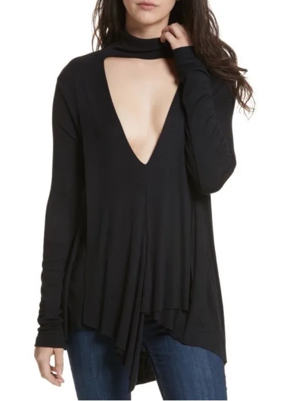 NWT Free People Red Uptown Turtleneck Top - Image 10