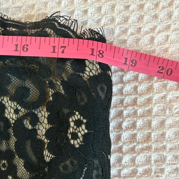 Robert Rodriguez Target Neiman Marcus Black Lace Fit Flare Cocktail Dress Bow 6 - Image 9