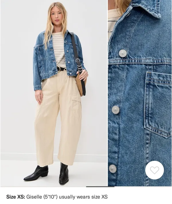 Free People Opal Swing Denim Jacket - Image 5