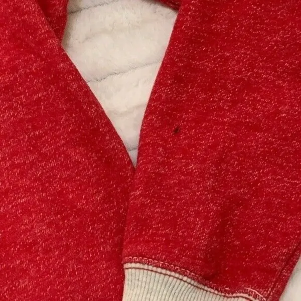 Antigua Red‎ Wings Hockey Sweatshirt Lace Up V-Neckline Size Medium M - Image 6