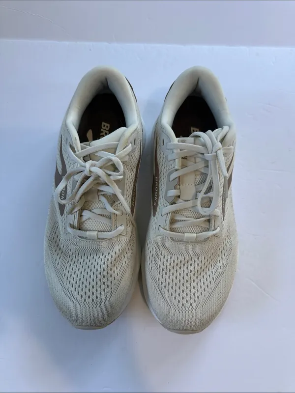 Brooks Women's Ariel GTS Running Shoes - Beige/Taupe Accents - Image 2