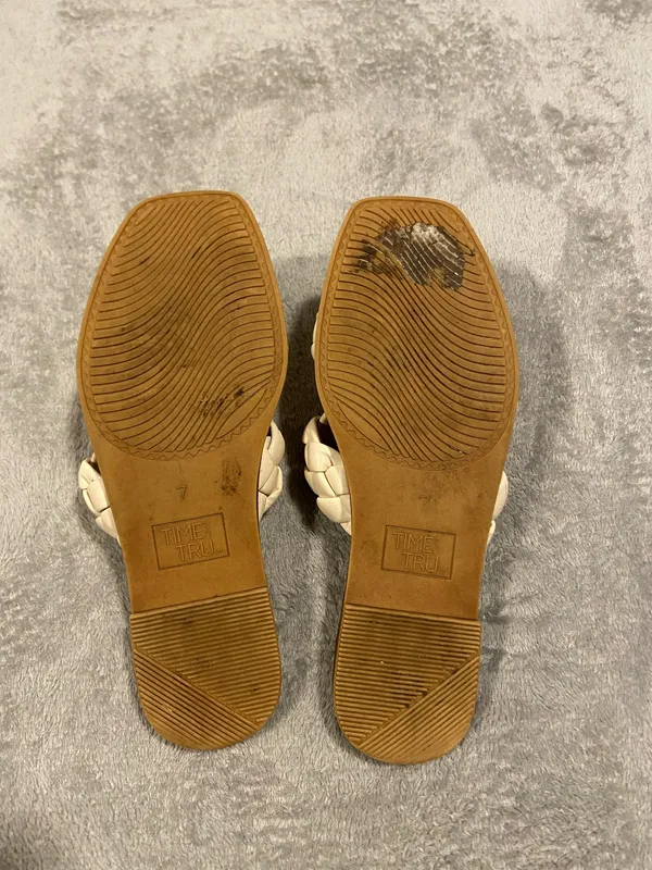 Time and Tru Braided Two Band Memory Foam Sandals - Image 4