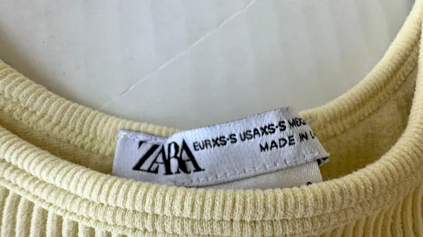 ZARA Seamless Ruffle Crop Top - Image 2
