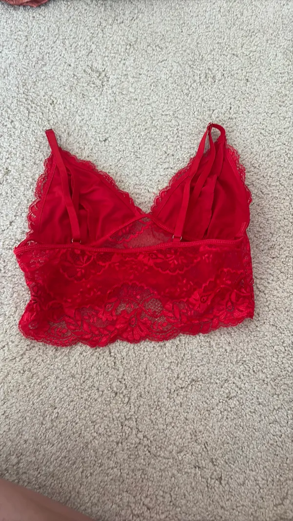 Red Going Out Shein Top - Image 2