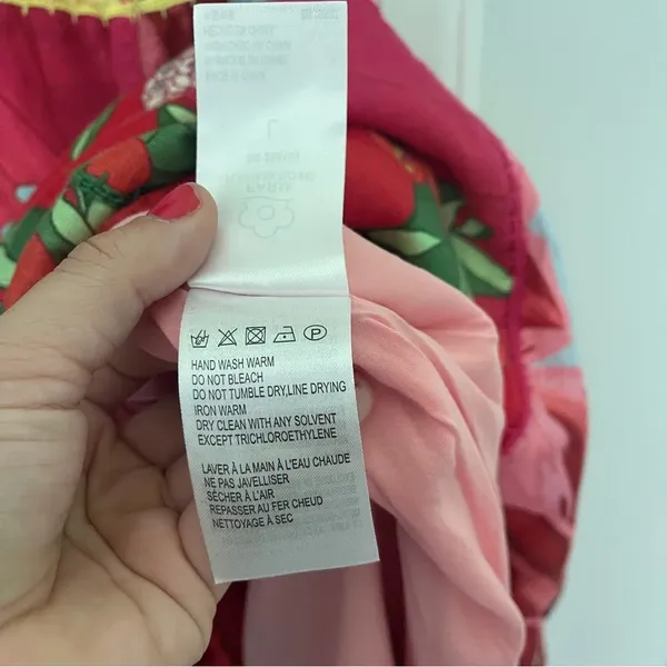 NWT Farm Rio Mixed Garden Dress Floral‎ Patch Linen Midi - Image 5