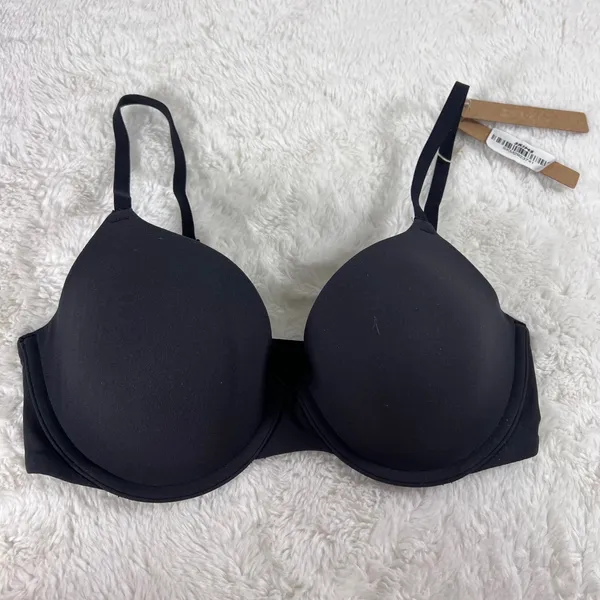 SKIMS Weightless Demi Bra Onyx‎ Black 32D Underwire Lightweight SKM2923741 NEW - Image 2