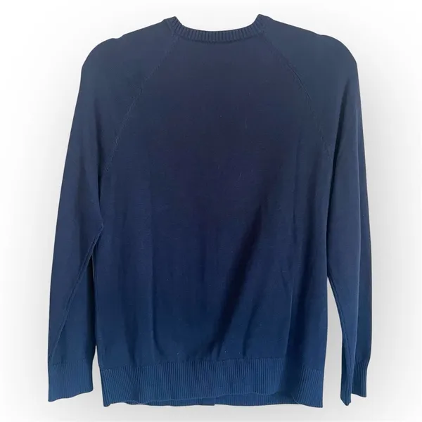 NEW Land’s End Classic Cardigan sweater, navy blue, size S, relaxed fit - Image 6