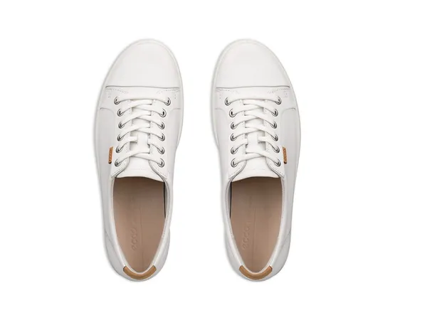 ECCO Soft 7 Women's Leather Lace-Up Sneaker Size 39EU/ 8-8.5 US - Image 2