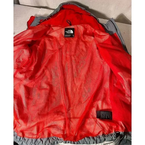 The North Face Shell Hyvent Jacket Gray Pink Lining Size Medium Women’s - Image 12