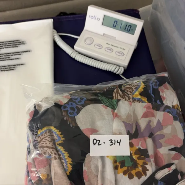 Anthropologie Dress Womens XXS Multicolor Floral V-Neck Long Sleeve Swing Lined - Image 10