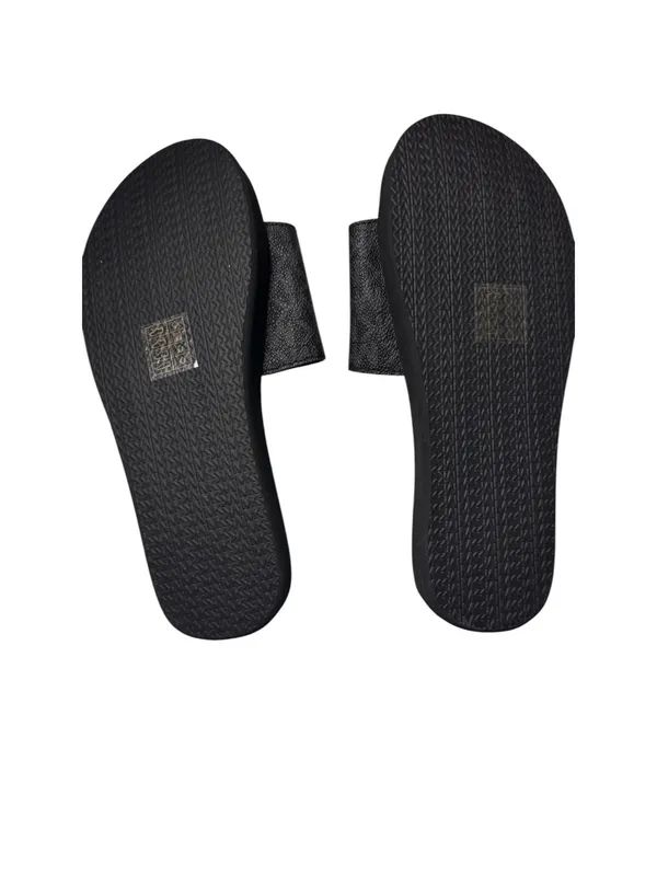 Michael Kors Logo Print Slide Sandals Size 7 New Without Tag - Image 9