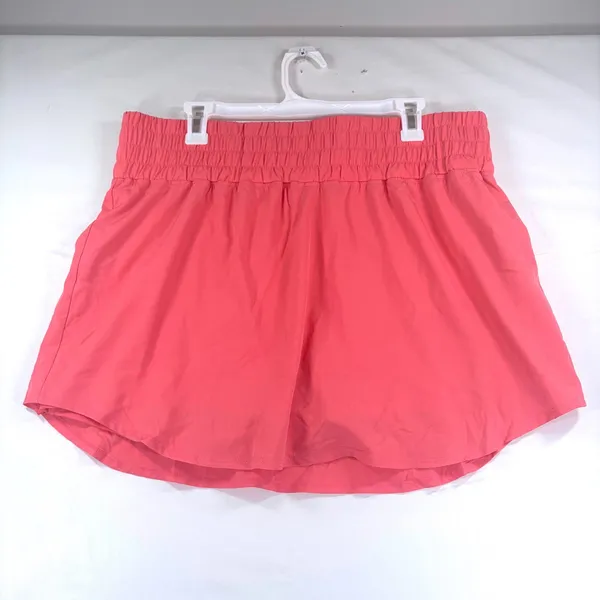 Pinspark Womens Pink Athletic Skort Smocked Waist Tennis Golf Skirt 2XL Golfcore - Image 2