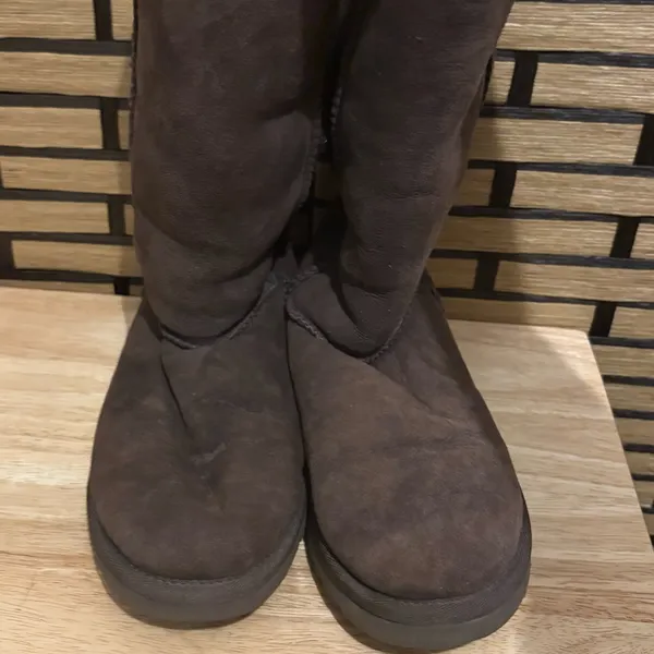 UGG Classic Tall‎ Chocolate Boots Size 7 - Image 3