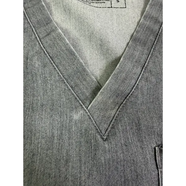 Figs Catarina One-Pocket Scrub Top Graphite Gray Size Small FW1000 - Image 2