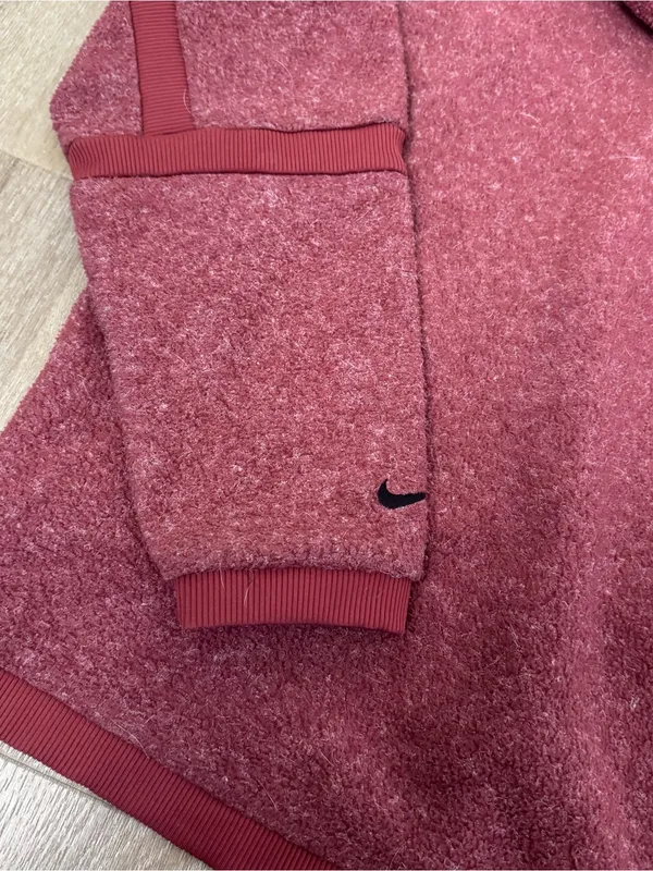 Nike Maroon Pullover Sweater Hoodie - Image 8