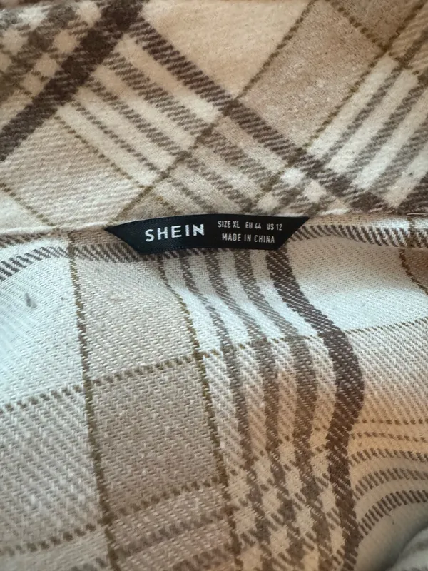 Shein Shacket Flannel Oversized Jacket - Image 2