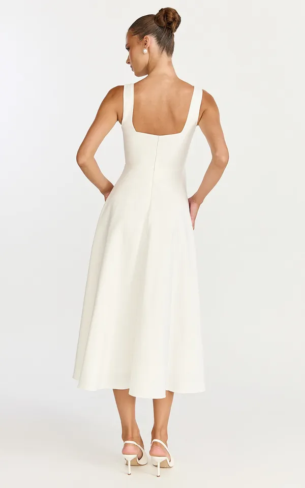 New Showpo Bernie Midi Square Neck Dress Size Large MSRP $139 - Image 6