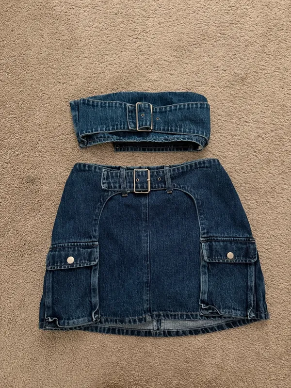 Meshki Denim Buckle Set - Image 2
