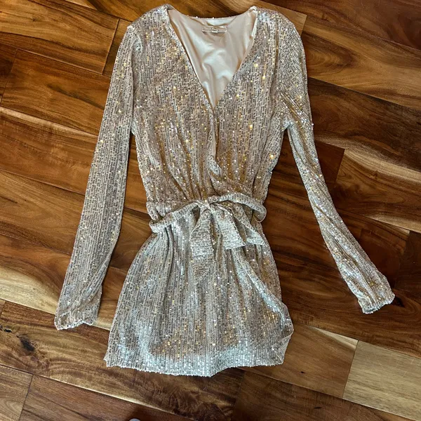 Chelsea & Violet Sequin Mini Dress/Romper - Image 2