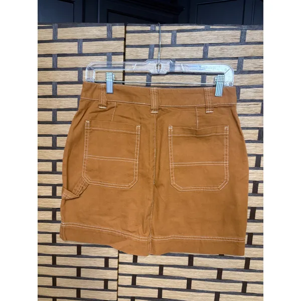 Old Navy Brown Cargo‎ Mini Skirt Size 4 - Image 2