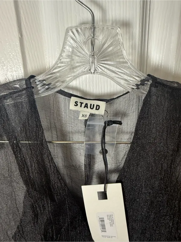 Staud Elle Dress in Black XS - Image 8