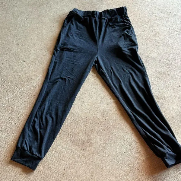Black Jogger Pants Size M - Image 2
